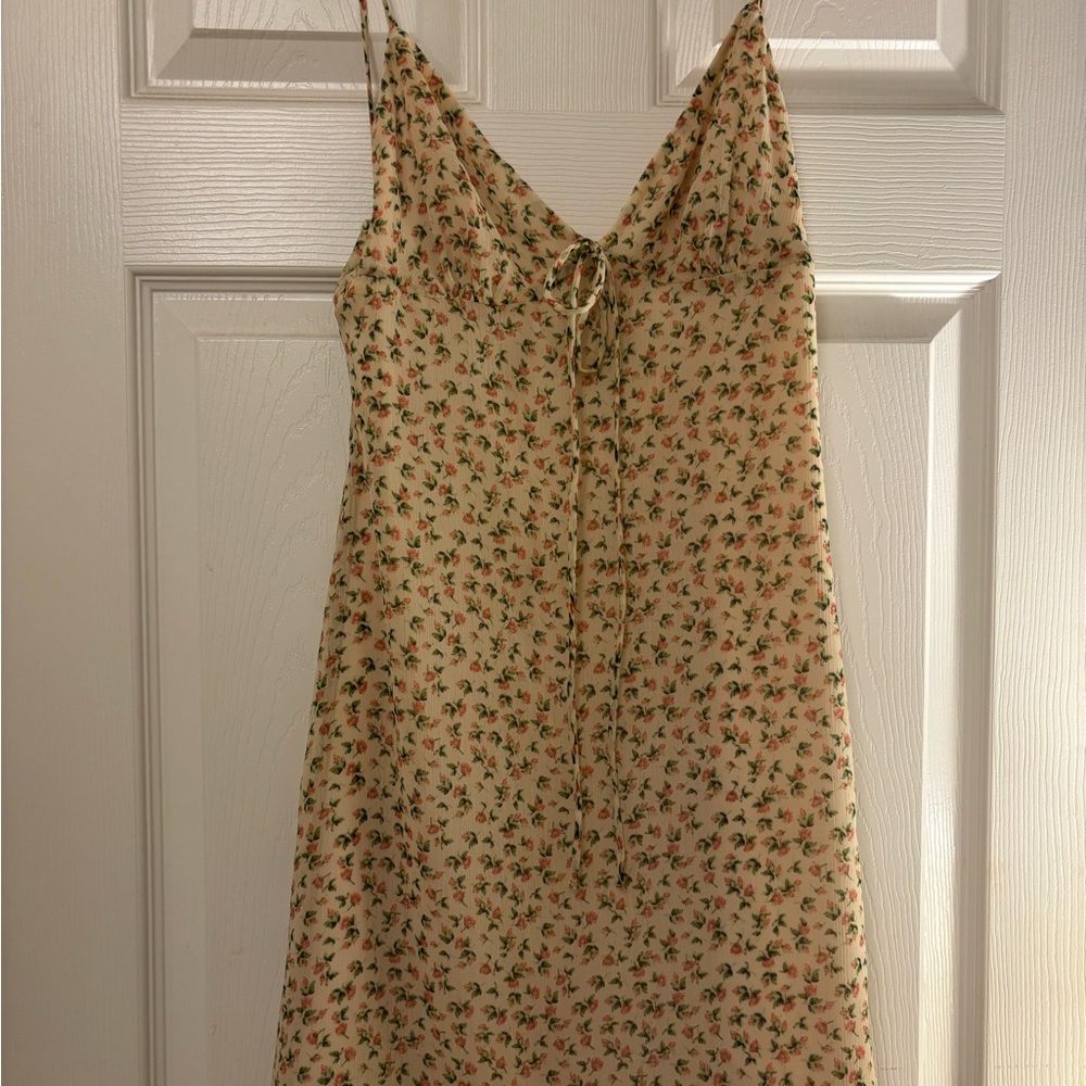 Floral Spaghetti Strap Dress